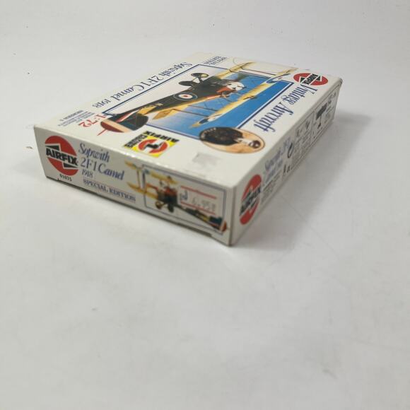 Airfix Sopwith 2F1 Camel 1918 1/72 Scale Model Kit Vtg Aircraft Series 1 Open - Picture 3 of 5